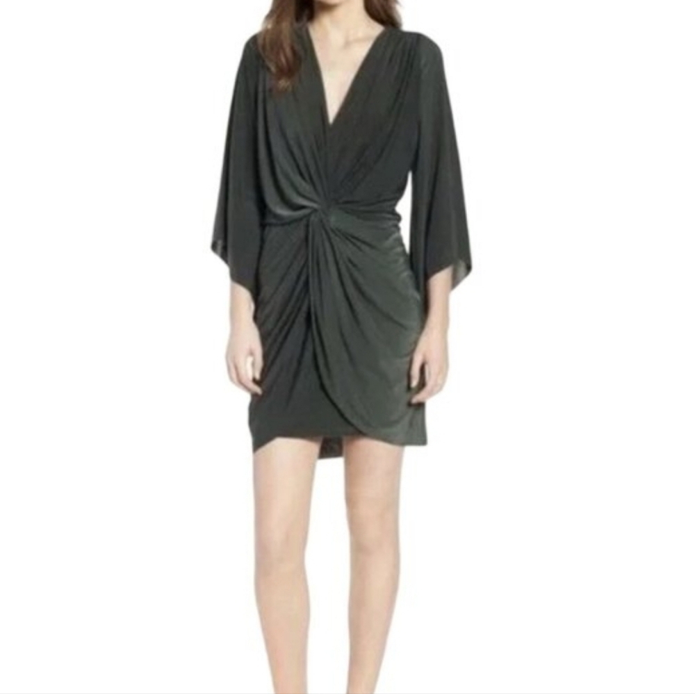 Misa Los Angeles Olive Green Mini Dress NWOT